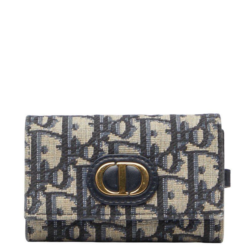 Dior Oblique Canvas Leather Key Case