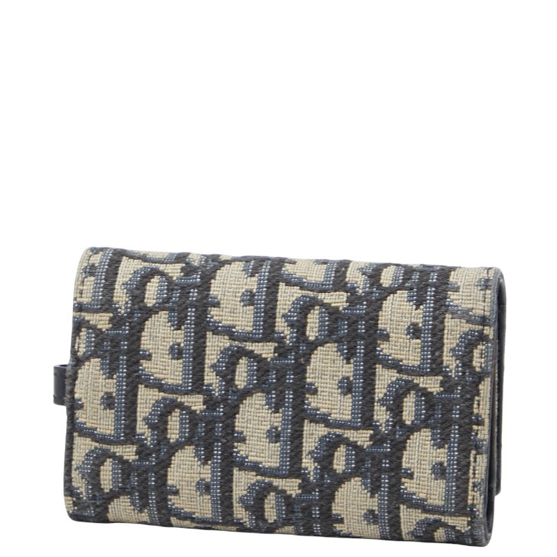 Dior Oblique Canvas Leather Key Case
