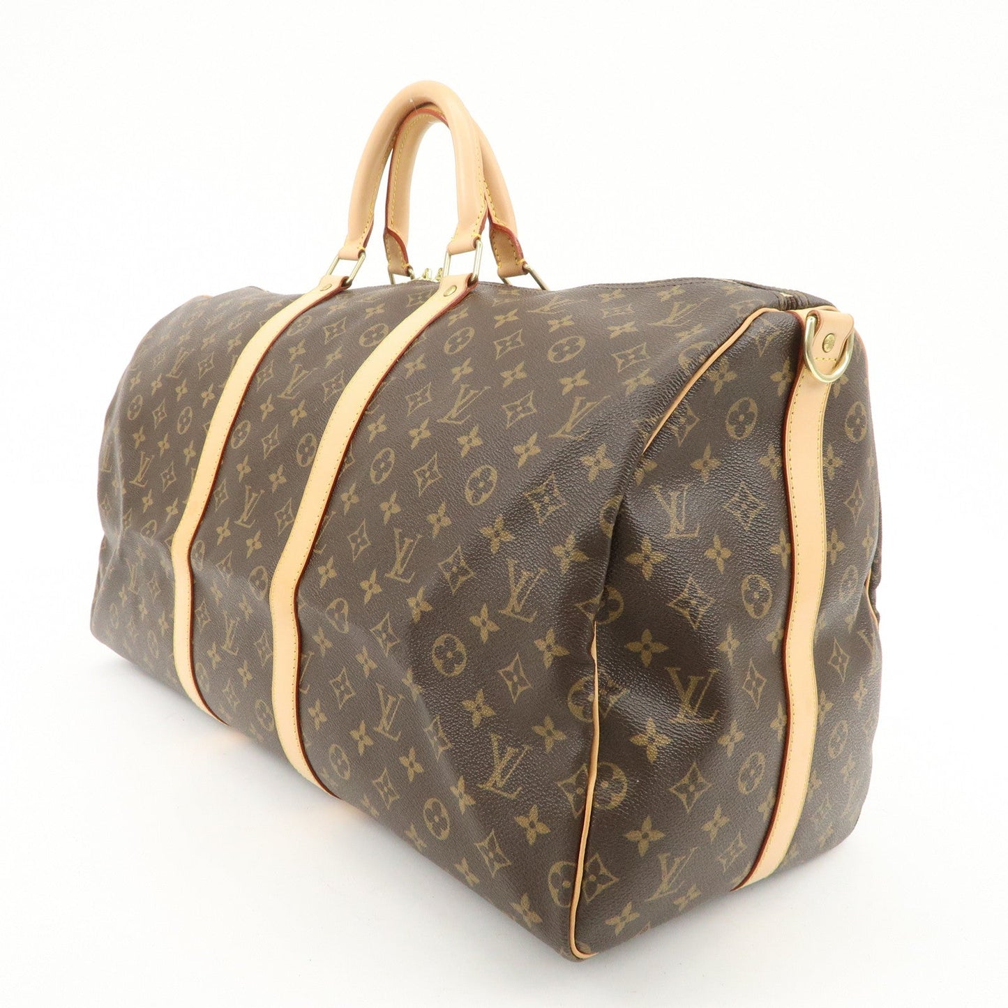 Louis Vuitton Monogram Keep All Bandouliere 55 Boston Bag M41414