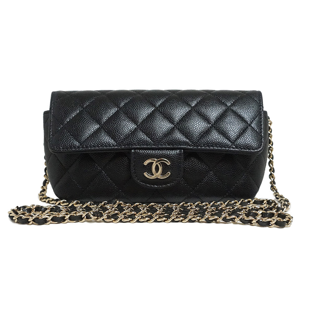 Chanel Line Matelasse Chain Shoulder Bag Diagonal Hanging
