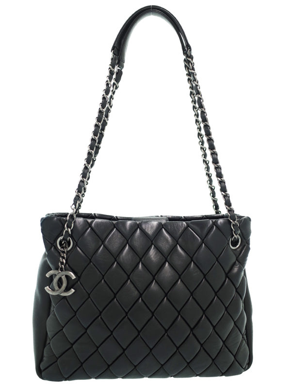 Chanel Matelasse Chain Shoulder Bag Black