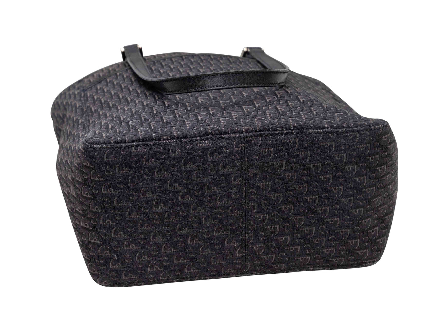 Black Christian Dior Oblique Tote Bag