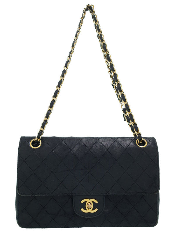 Chanel Matelasse Chain Shoulder Bag Black