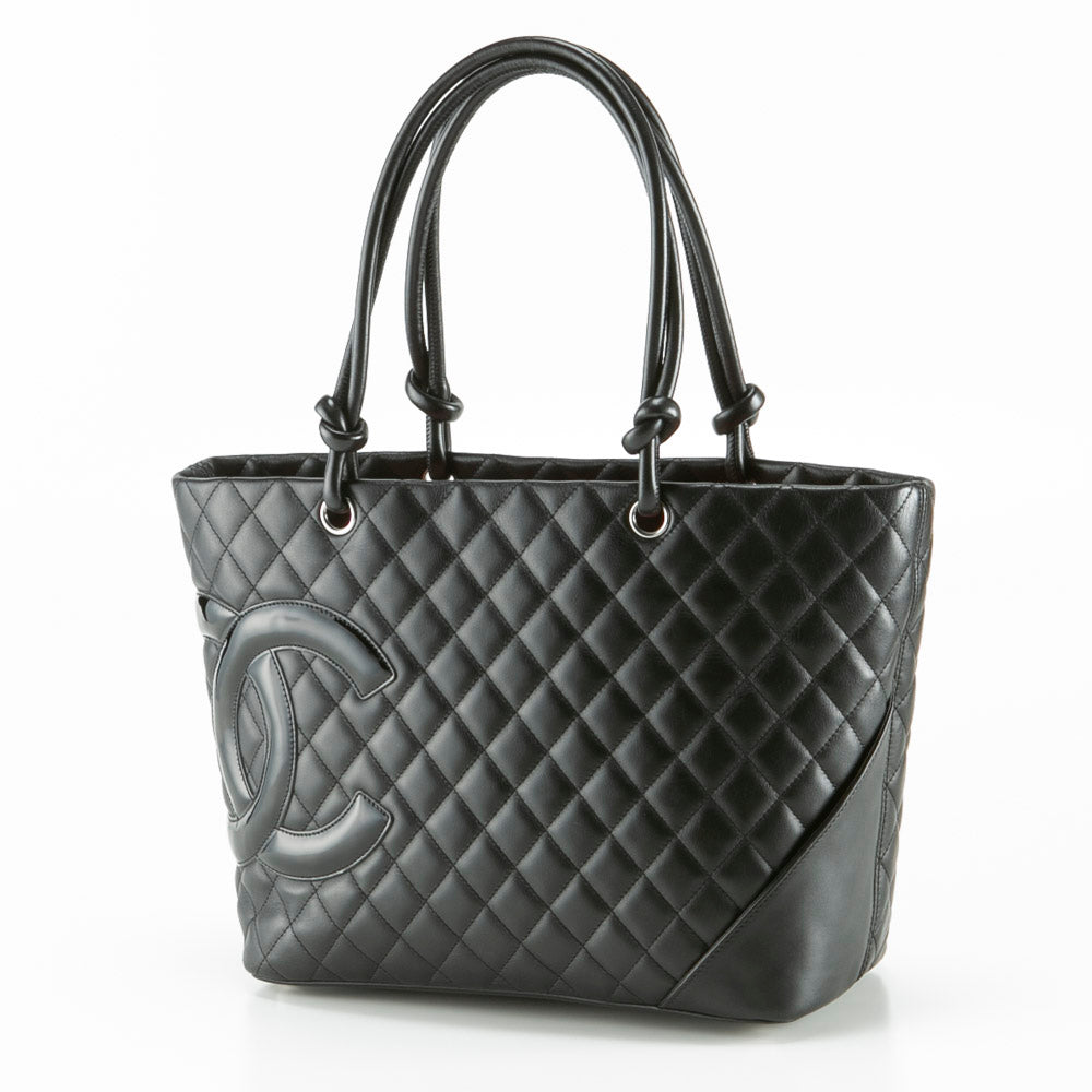 Chanel Cambon Large Tote Bag Black