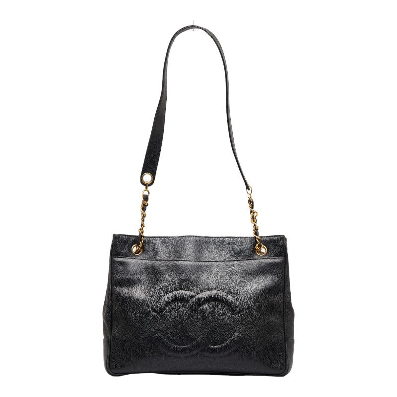 Chanel Deca coco Mark Chain Shoulder Bag Tote Bag Black