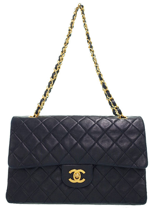 Chanel Matelasse Classic Handbag 25 Chain Shoulder Bag Black
