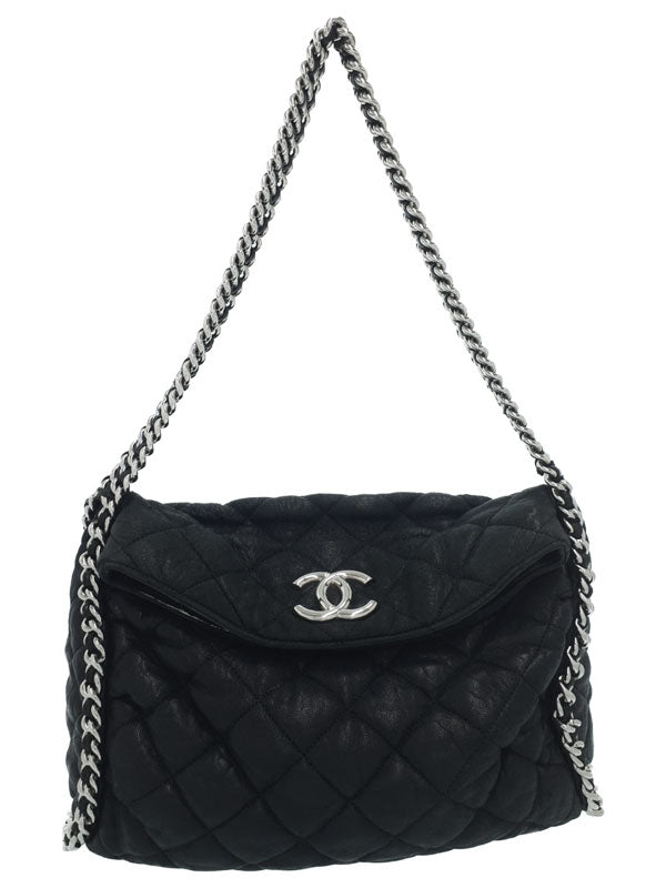Chanel  Line Chain Shoulder Bag Black