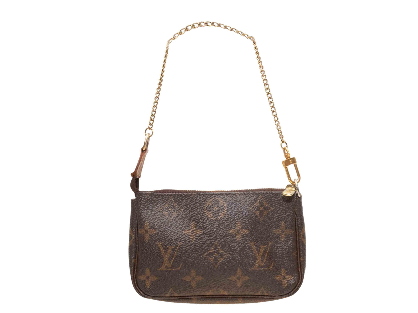 Brown Louis Vuitton Mini Pochette Shoulder Bag