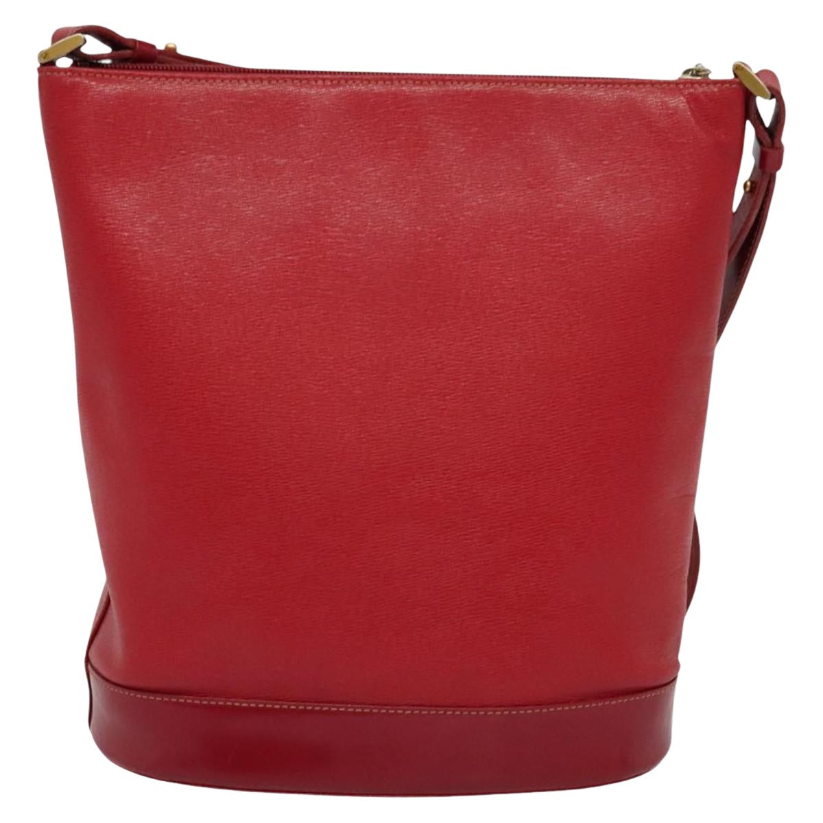 Burberry Nova Check Red Leather Shoulder Bag ( )