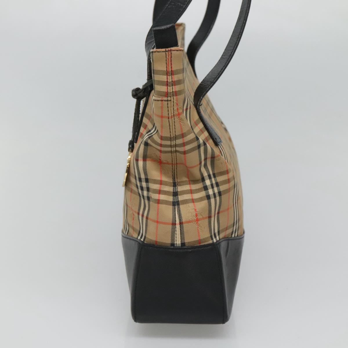 Burberry Nova Check Beige Canvas Tote Bag ( )