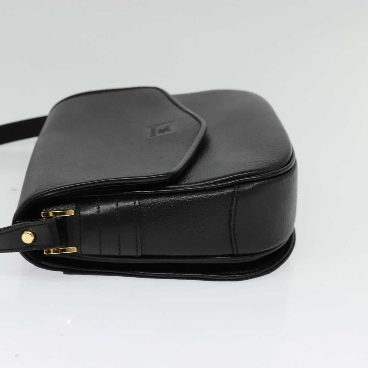 Burberry Nova Check Black Leather Shoulder Bag ( )