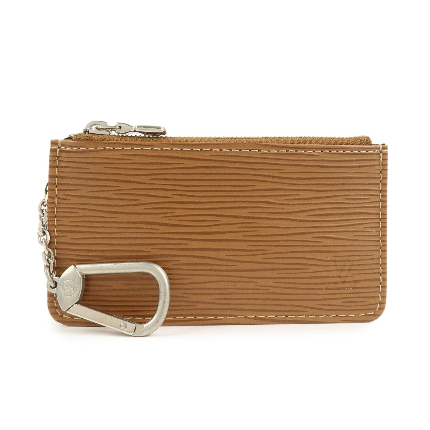 Louis Vuitton Epi Pochette Cles Coin Case Cannelle Camel M6380I