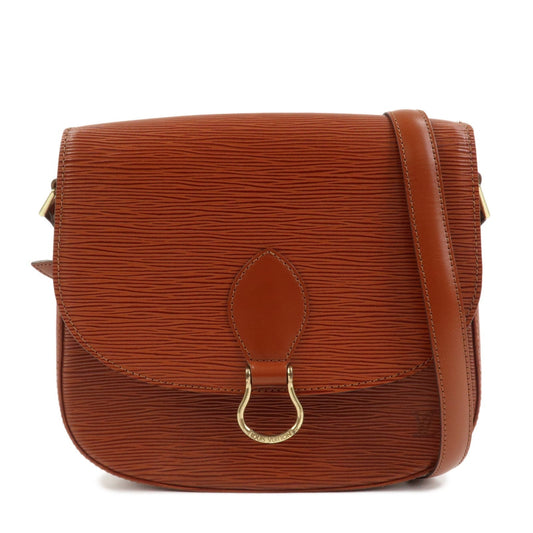 Louis Vuitton Epi Saint Cloud Shoulder Bag Kenya Brown M52193