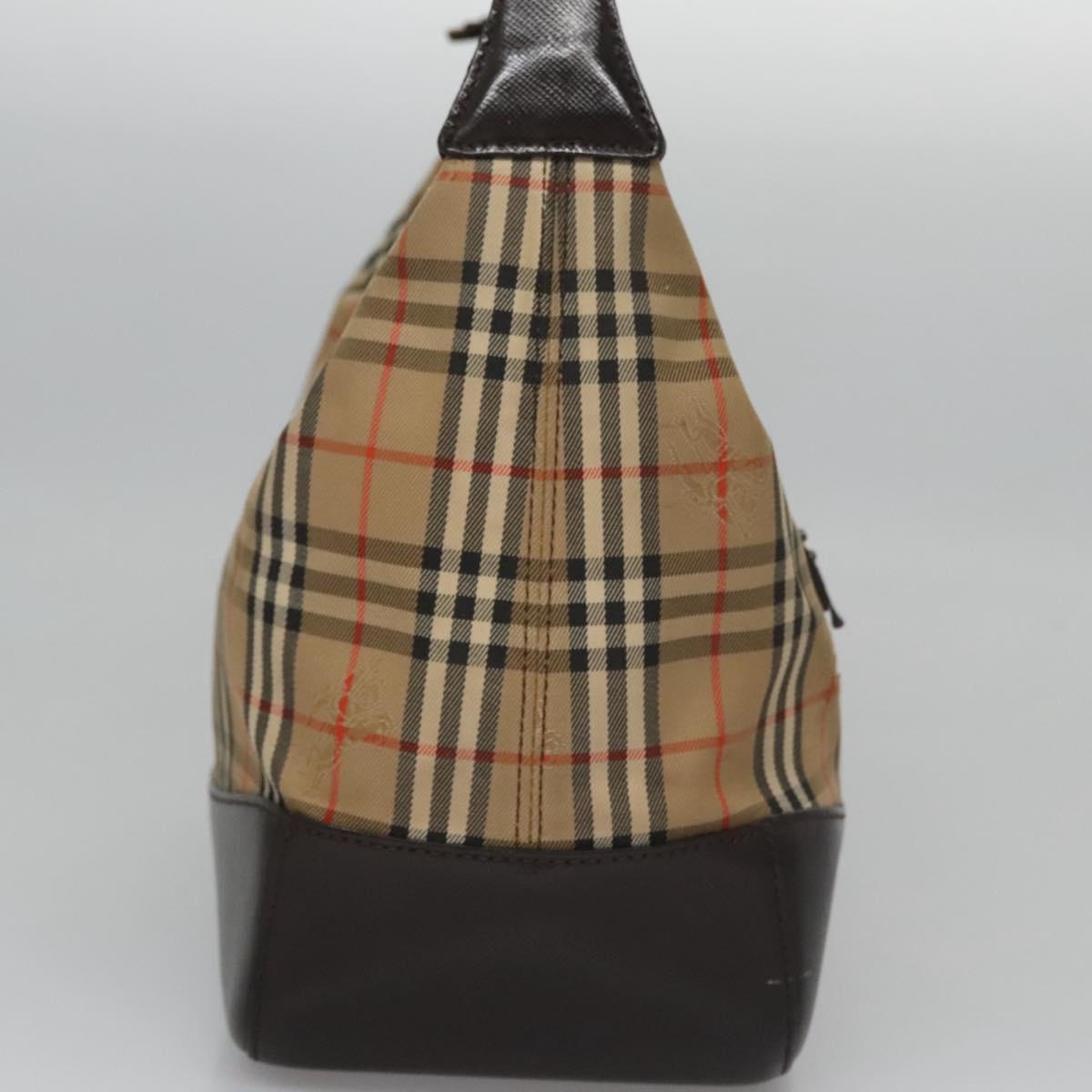 Burberry Nova Check Beige Canvas Shoulder Bag ( )