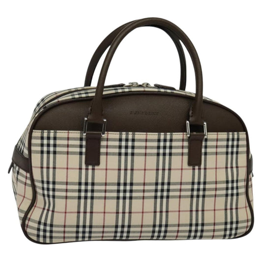 Burberry Nova Check Beige Canvas Tote Bag ( )