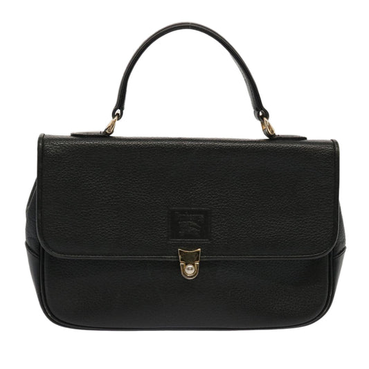 Burberry Vintage Check Black Leather Handbag ( )