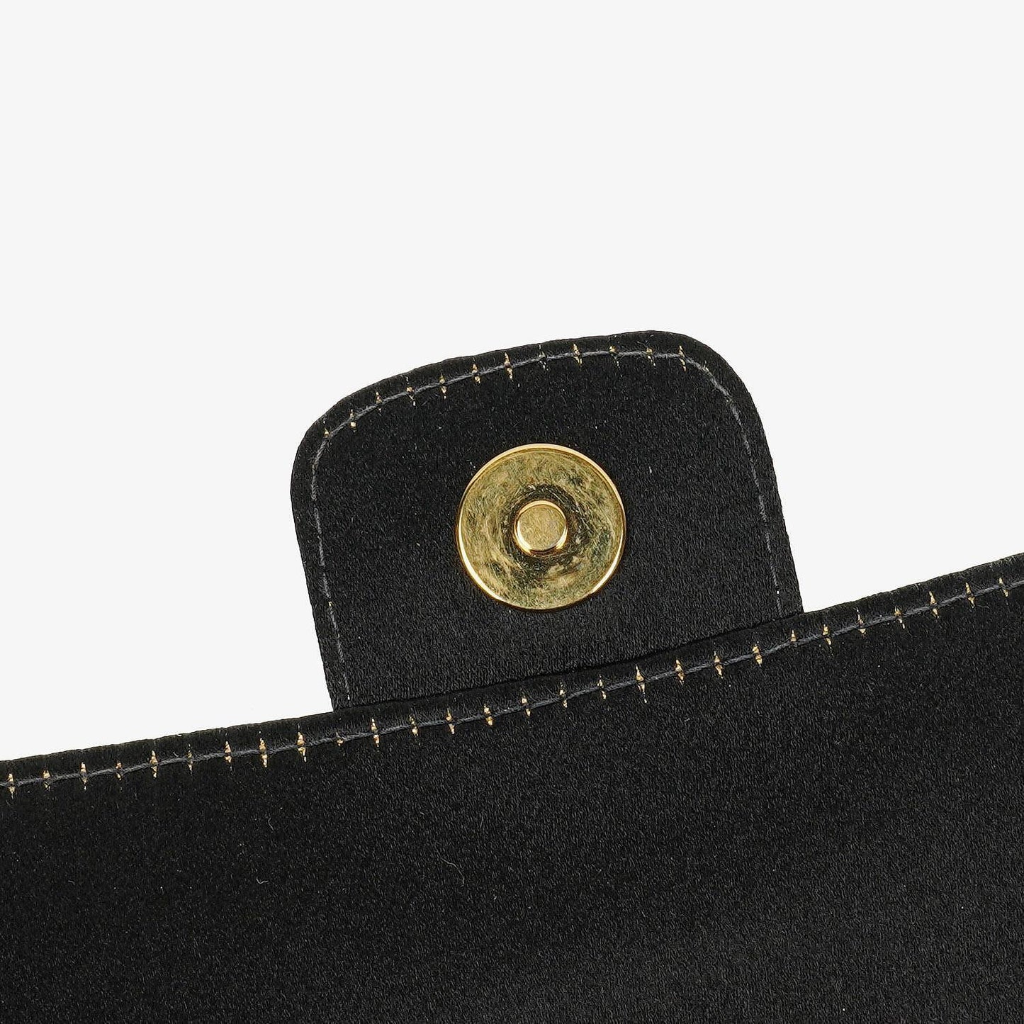 Chanel Black Satin Chocolate Bar Quilted Rectangular Mini Flap Bag