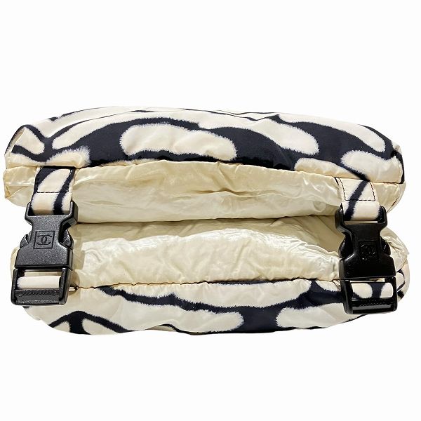 Chanel Sports Line Reversible Nylon Leather Shoulder Bag
