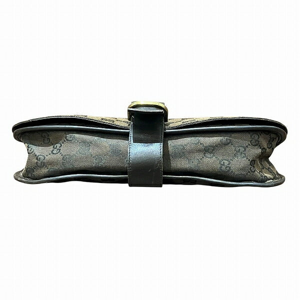 Gucci GG Canvas Leather Shoulder Bag