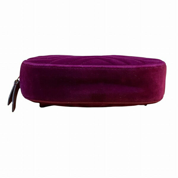 Gucci GG Marmont Velour Leather Waist Bag