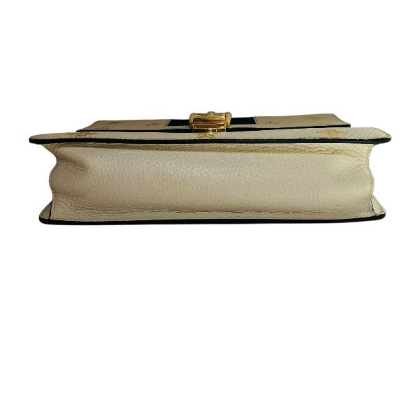 Gucci Sylvie Bee & Star Leather Shoulder Bag