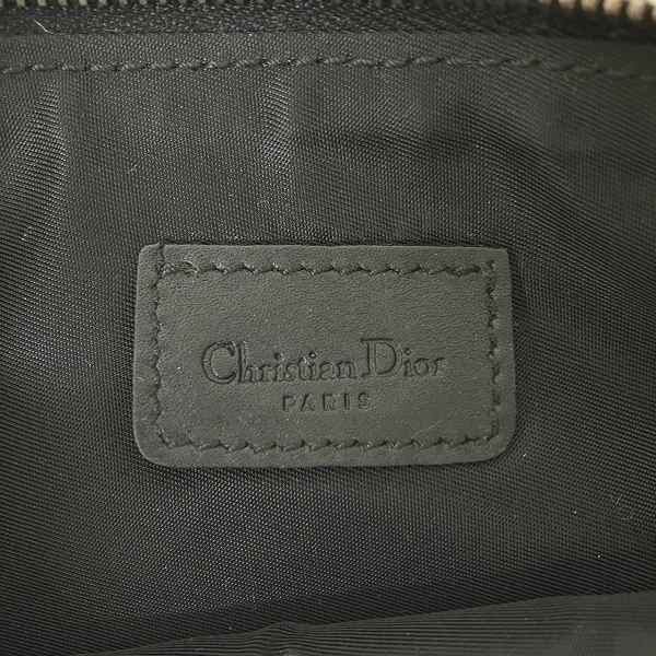 Dior Saddle Bag Jacquard Canvas Handbag