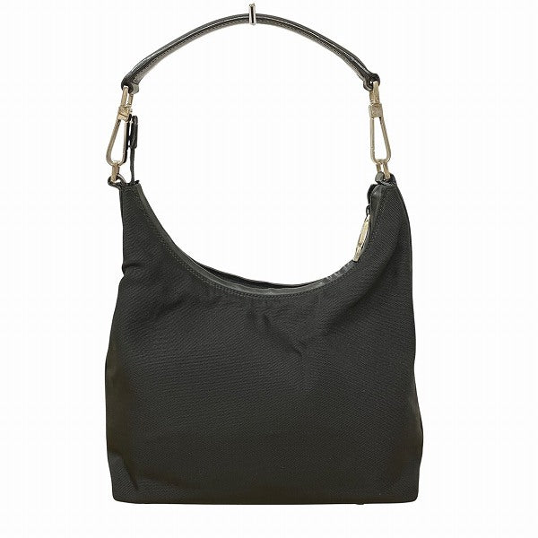 Gucci Nylon Leather Shoulder Bag