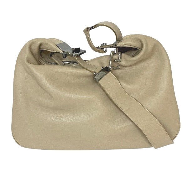 Gucci Leather Canvas Shoulder Bag