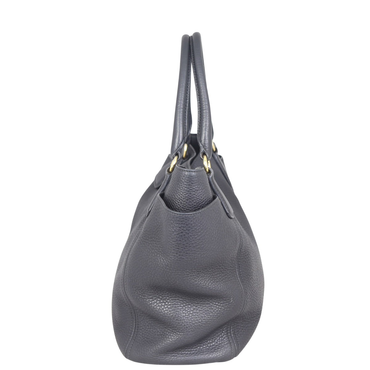 Prada Vitello Daino Side Pocket Tote