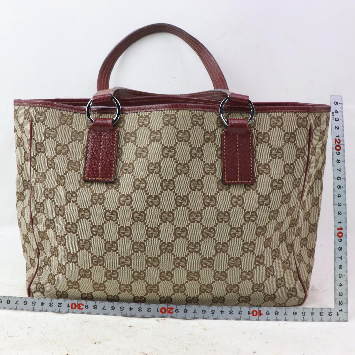 Gucci Brown Canvas Tote Style 2