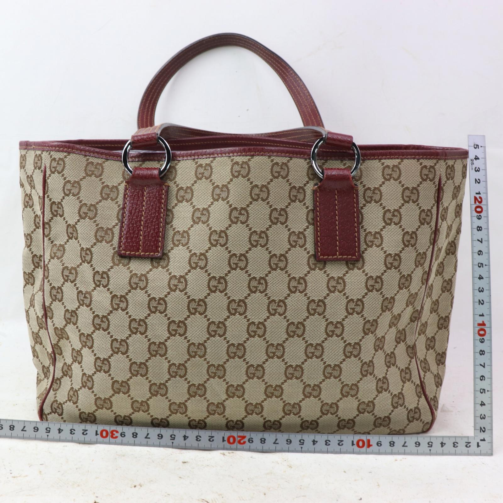 Gucci Brown Canvas Tote Style 2