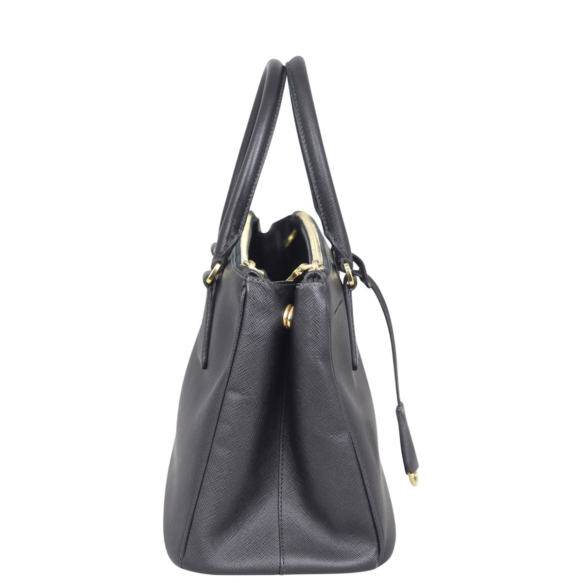 Prada Saffiano Galleria Double Zip Tote Small