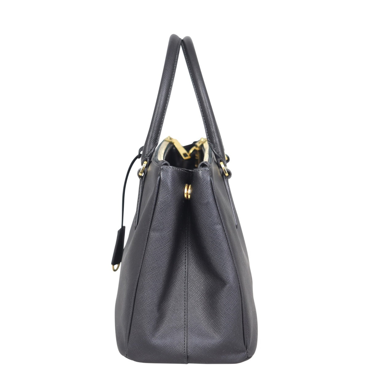 Prada Saffiano Galleria Double Zip Tote Small