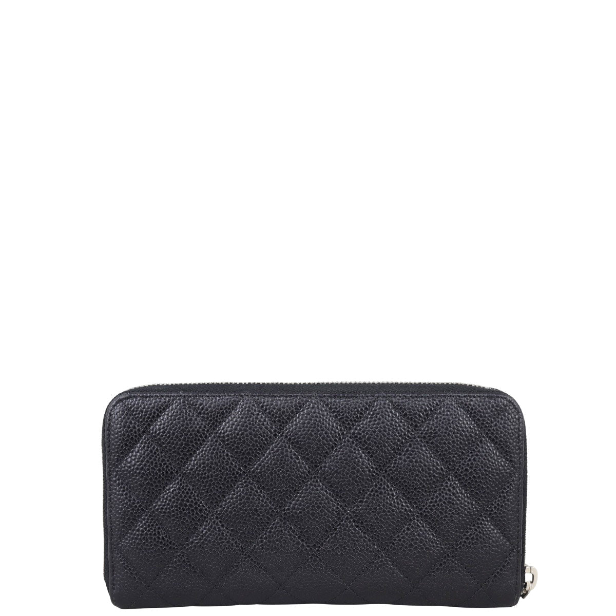 Chanel Classic Long Zipped Wallet | Silver Hardware