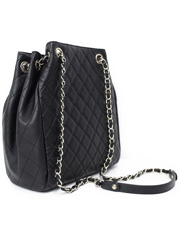 Chanel Matelasse Drawstring Type Chain Shoulder Bag