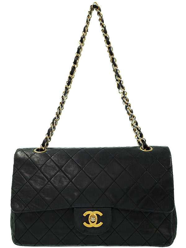 Chanel Matelasse Chain Shoulder Bag Black
