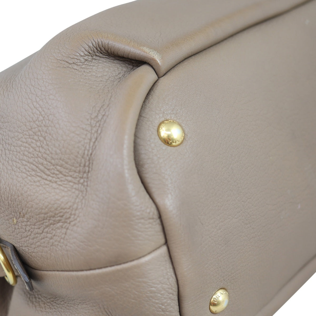 Prada Vitello Cervo Shopping Tote