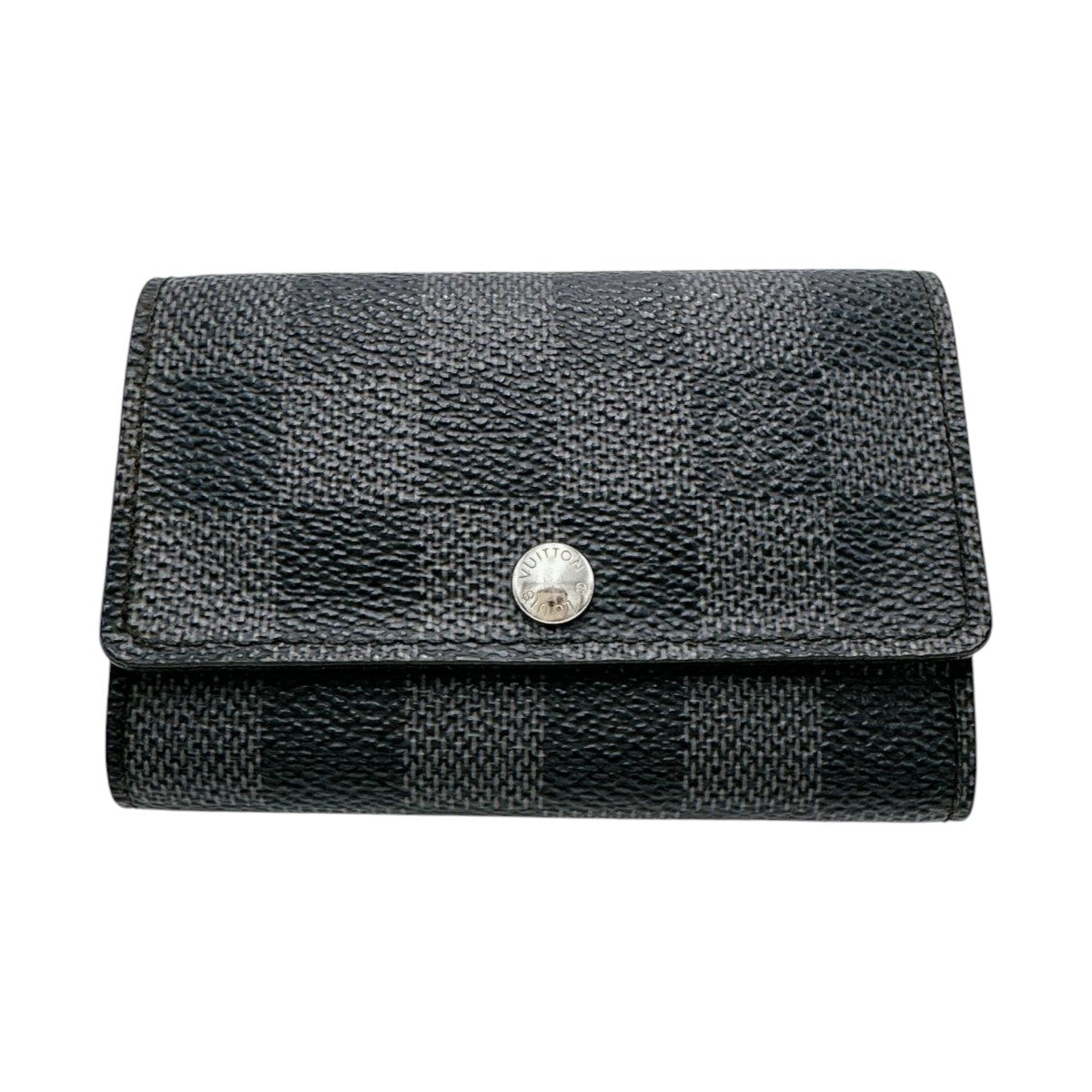 LOUIS VUITTON Key case Key holder  N62662 Damier Grafitto Canvas black Key case Key holder for 6 pieces Damier Grafitte Multicles6 unisex(Unisex)