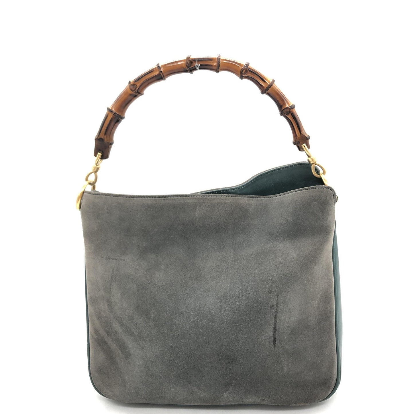 Gucci Bamboo Suede Shoulder Women's Bag ( )