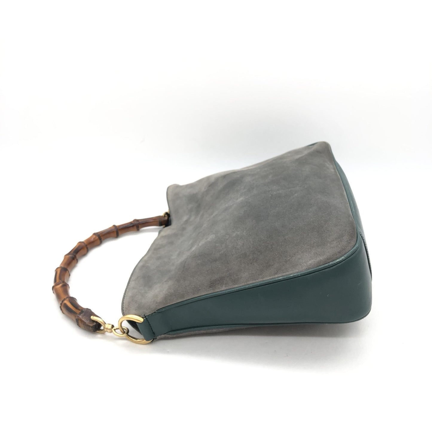 Gucci Bamboo Suede Shoulder Women's Bag ( )