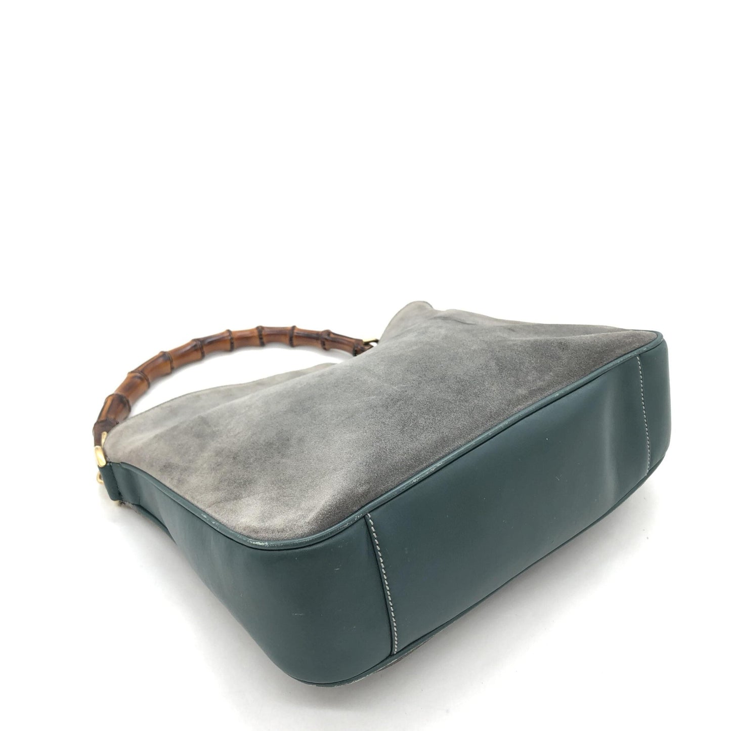 Gucci Bamboo Suede Shoulder Women's Bag ( )