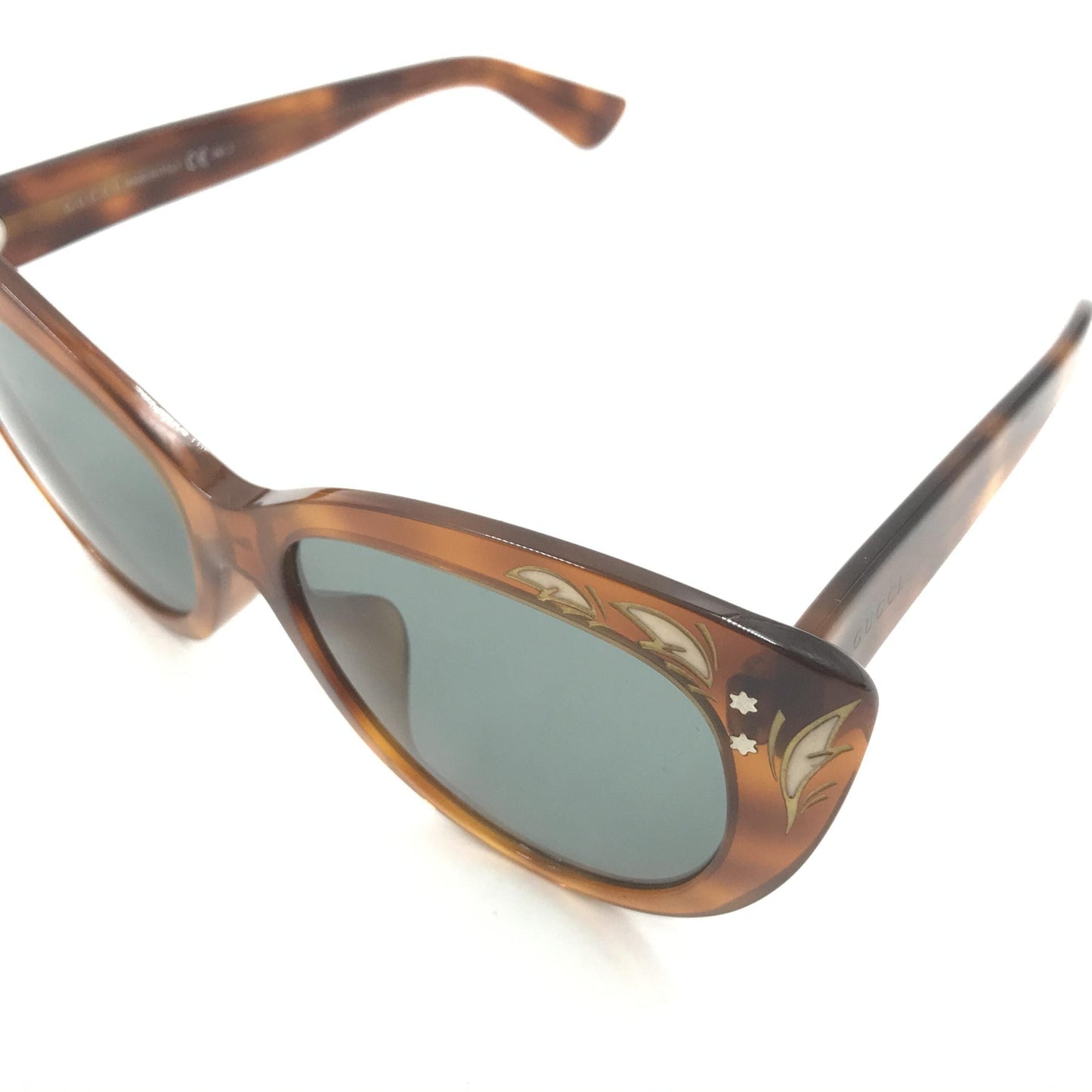 Gucci Cat Eye Sunglasses With Tortoise Women's Shell ( )