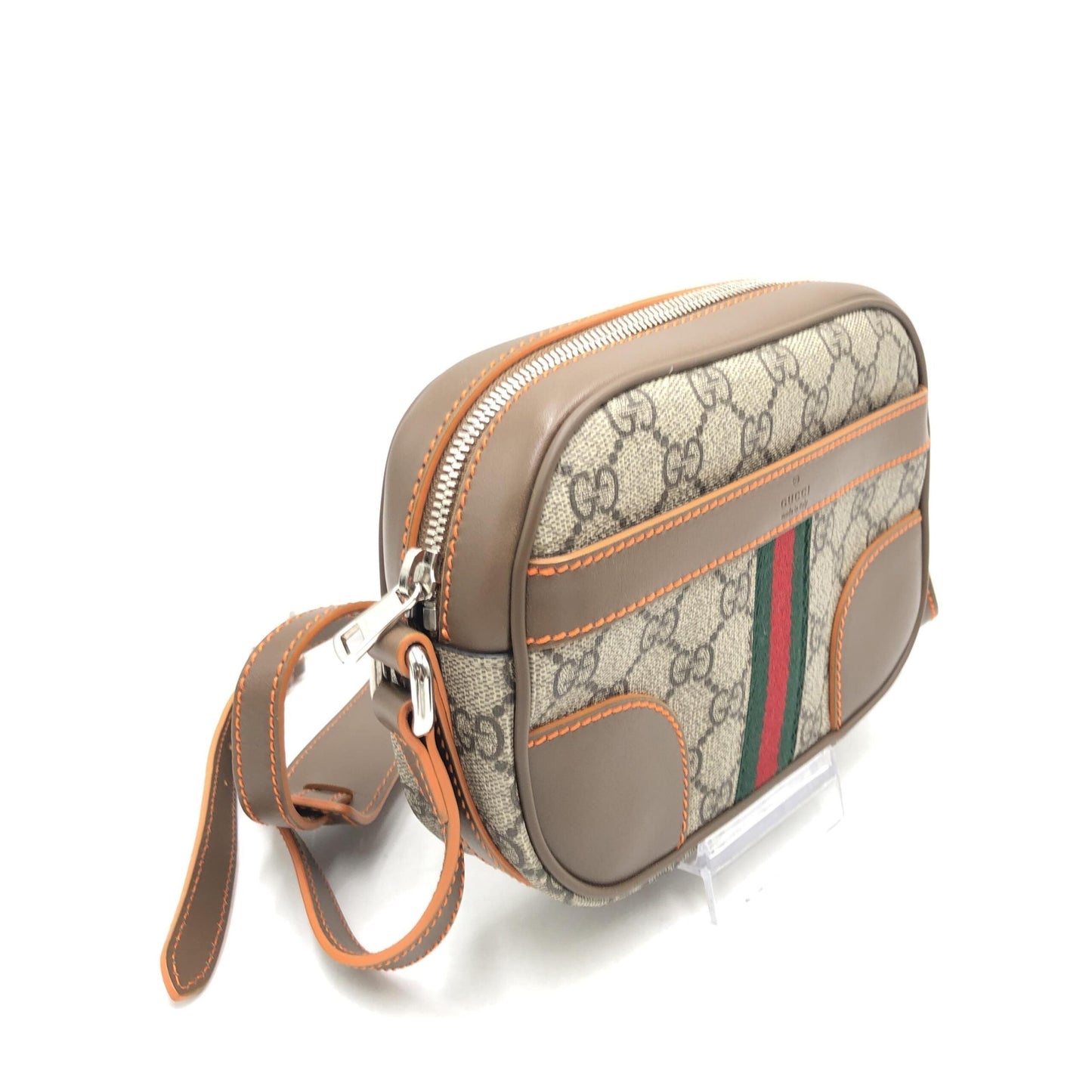 Gucci GG Supreme Sherry Shoulder Bag Women's Brown ( )