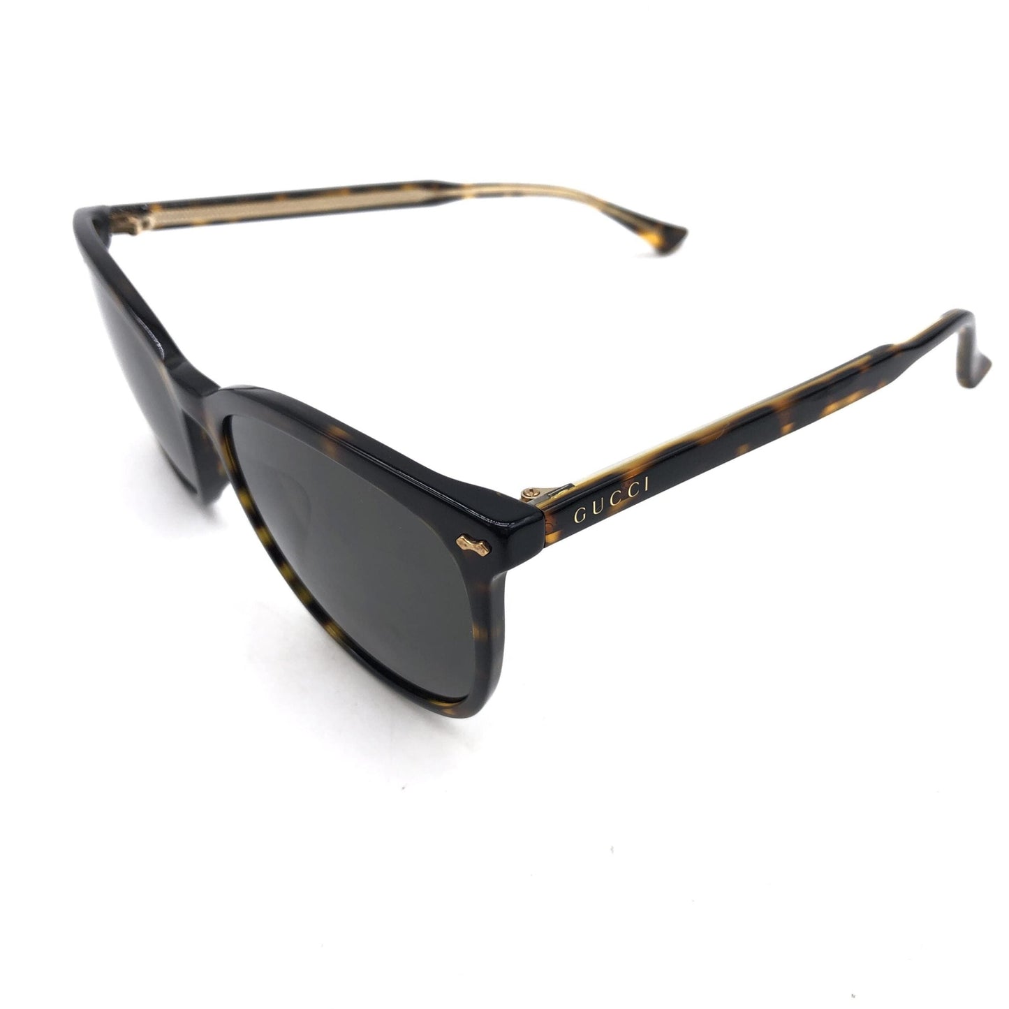 Gucci Tortoise Square Frame Women's Sunglasses ( )