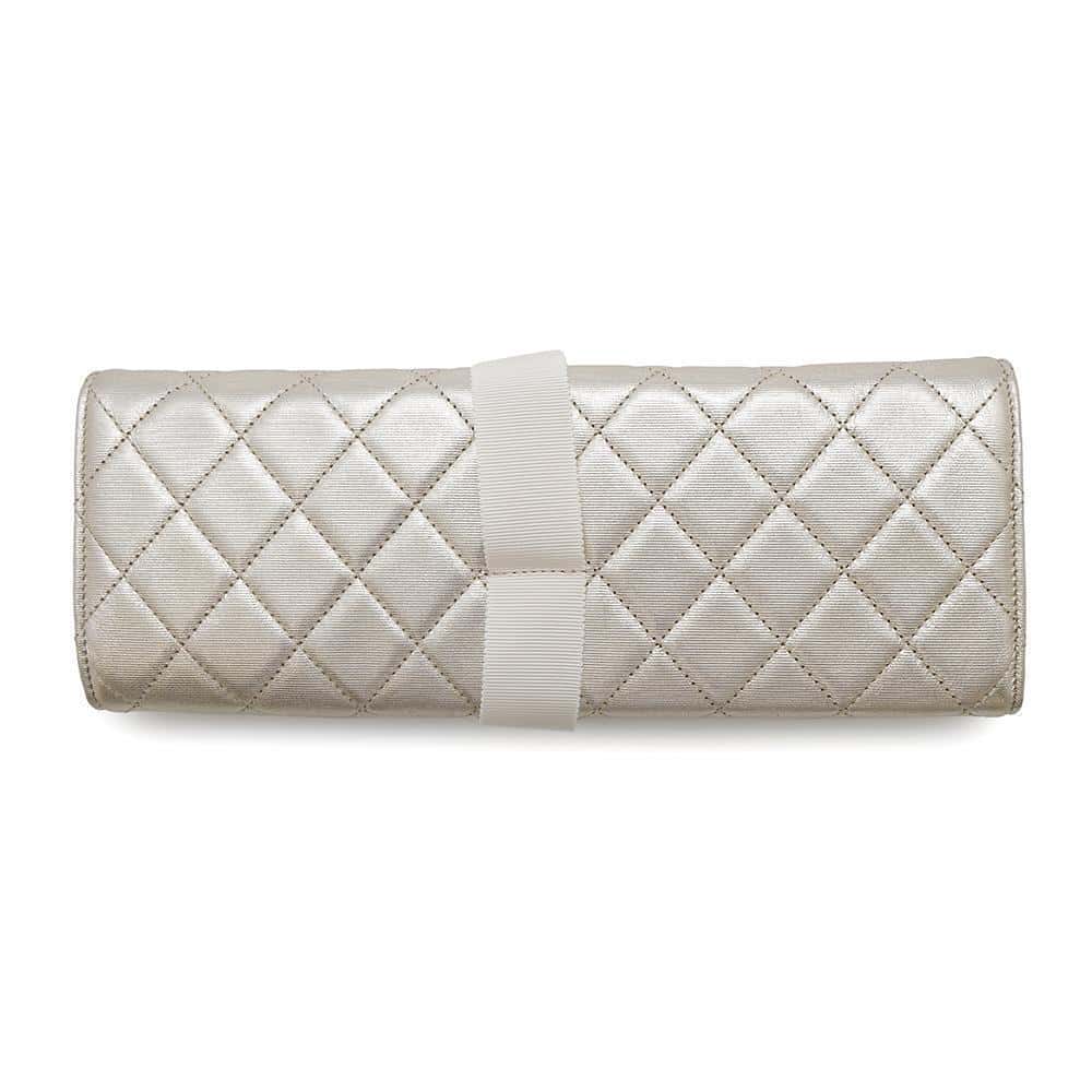 CHANEL 2.55 JewelryCase Gold Leather
