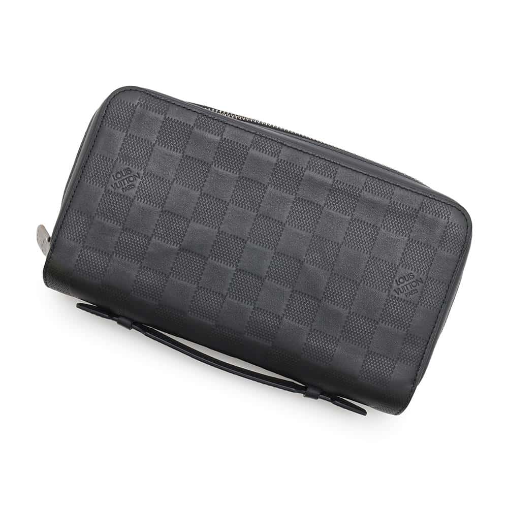 LOUIS VUITTON ZippyXL OnyxN61254 Damier Infini Leather
