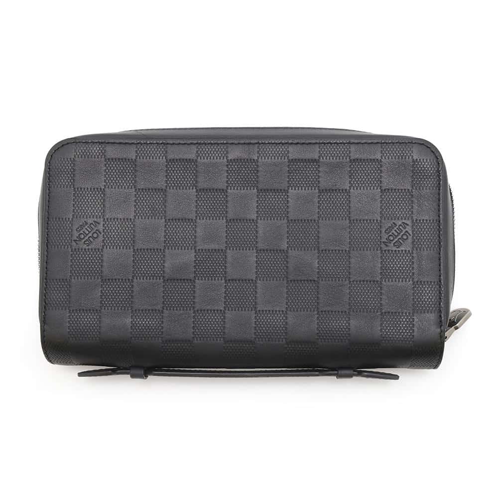 LOUIS VUITTON ZippyXL OnyxN61254 Damier Infini Leather
