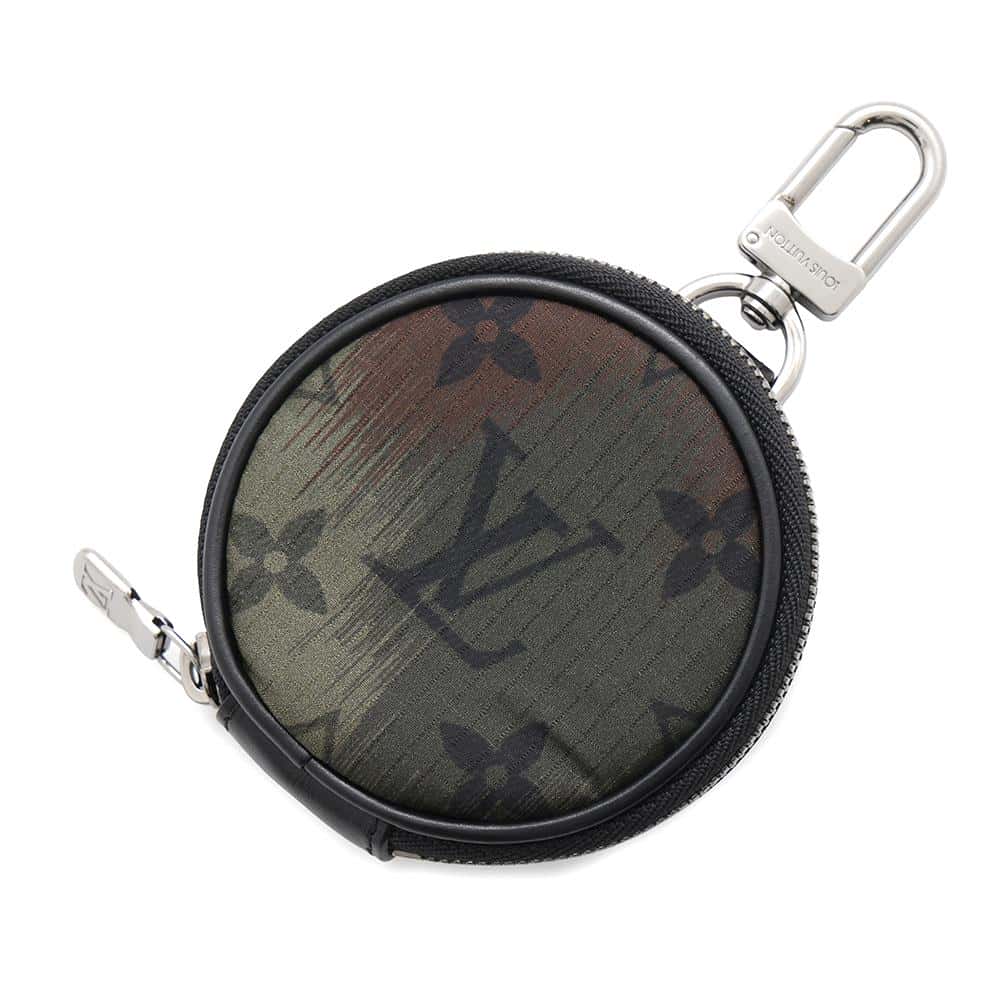 LOUIS VUITTON Porto Craie / Pouch Nylon Khaki/NoirMP2711 Monogram・Camouflage
