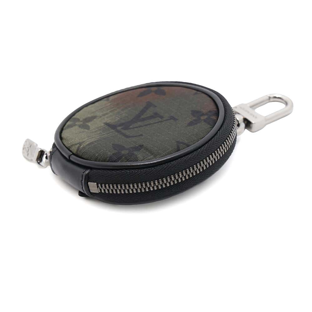 LOUIS VUITTON Porto Craie / Pouch Nylon Khaki/NoirMP2711 Monogram・Camouflage