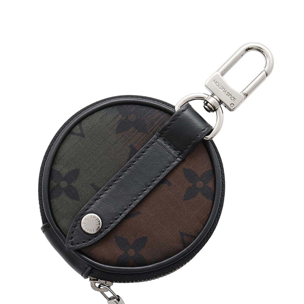 LOUIS VUITTON Porto Craie / Pouch Nylon Khaki/NoirMP2711 Monogram・Camouflage